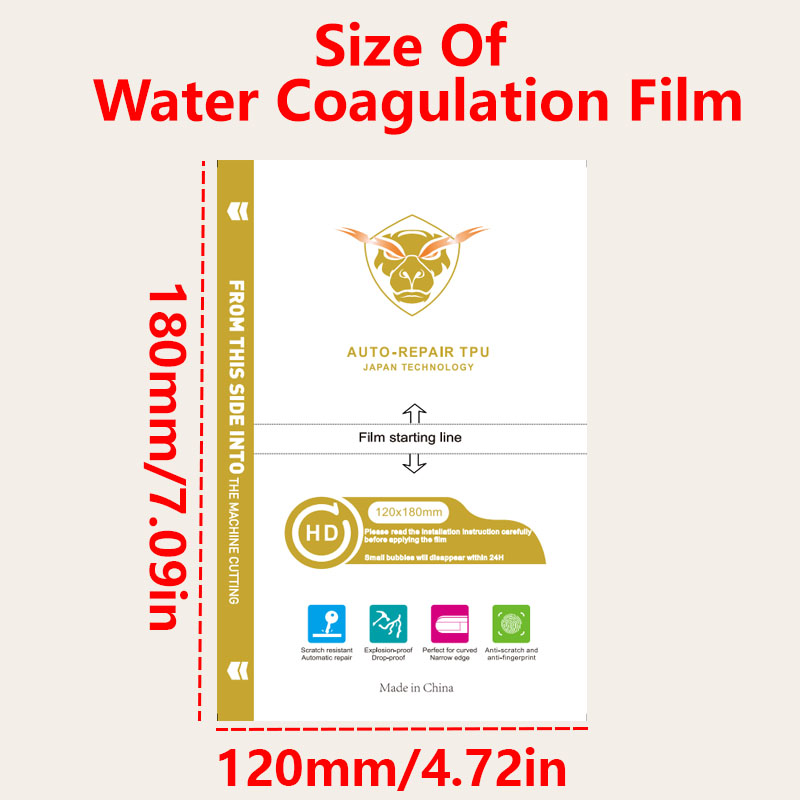50PCS HD MATTE Privacy Frosted - огляд і ціна Flexible Tpu Film