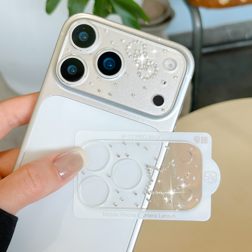 Luxuruy Diamond 3D Heart Glass - огляд і ціна Camera Lens Protector