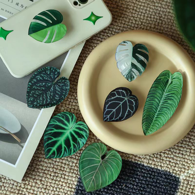 น่ารักGlossyยอดนิยมจําลองLeafผ - Phone Accessories Vending Machine บทวิจารณ์และราคา