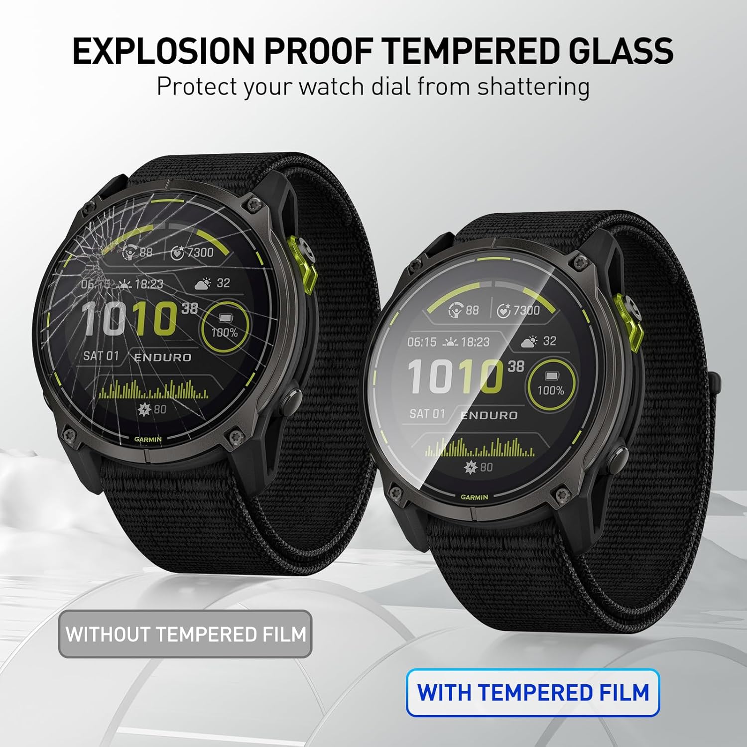 Tempered Glass Films For Garmi - огляд і ціна Smartwatch Screen Film