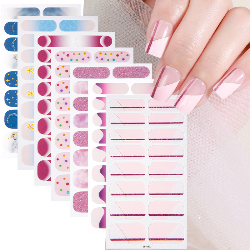 16Tips Marble Gradient Starry  - огляд і ціна Full Cover Adhesive