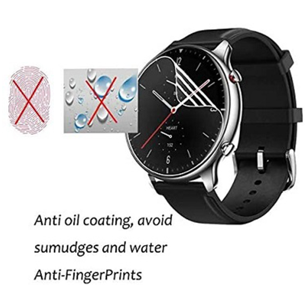 3/6pcs Ultra-thin Transparent  - огляд і ціна Smartwatch Screen Film