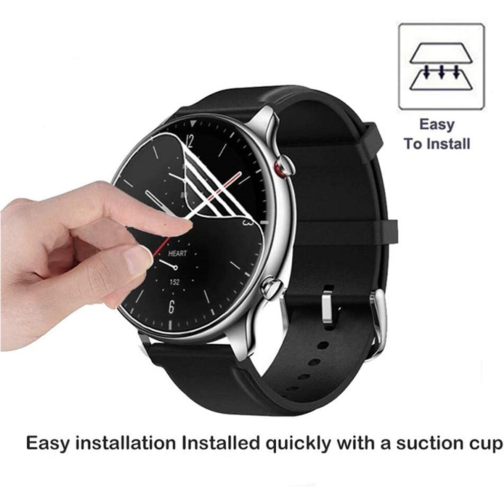 3/6pcs Ultra-thin Transparent  - огляд і ціна Smartwatch Screen Film