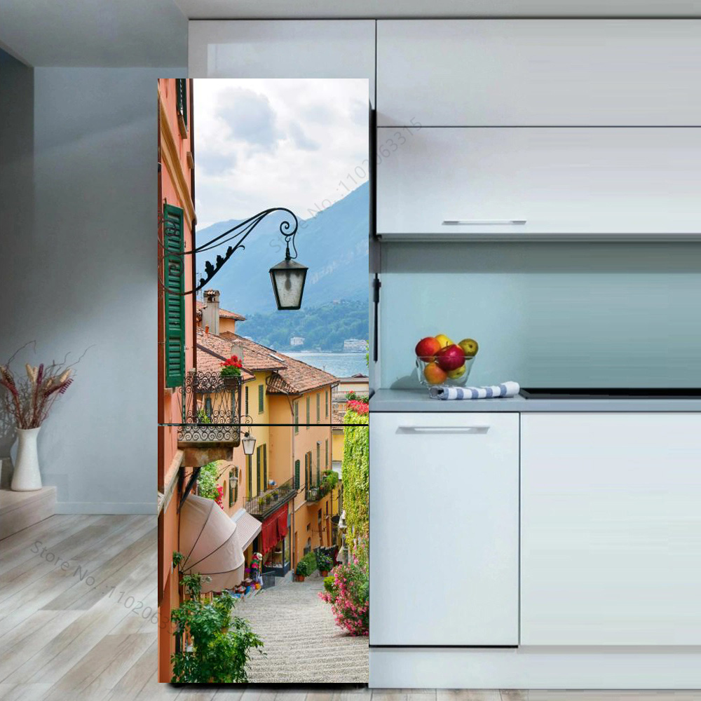 Seaside Beach Fridge Sticker D - огляд і ціна Full Cover Adhesive