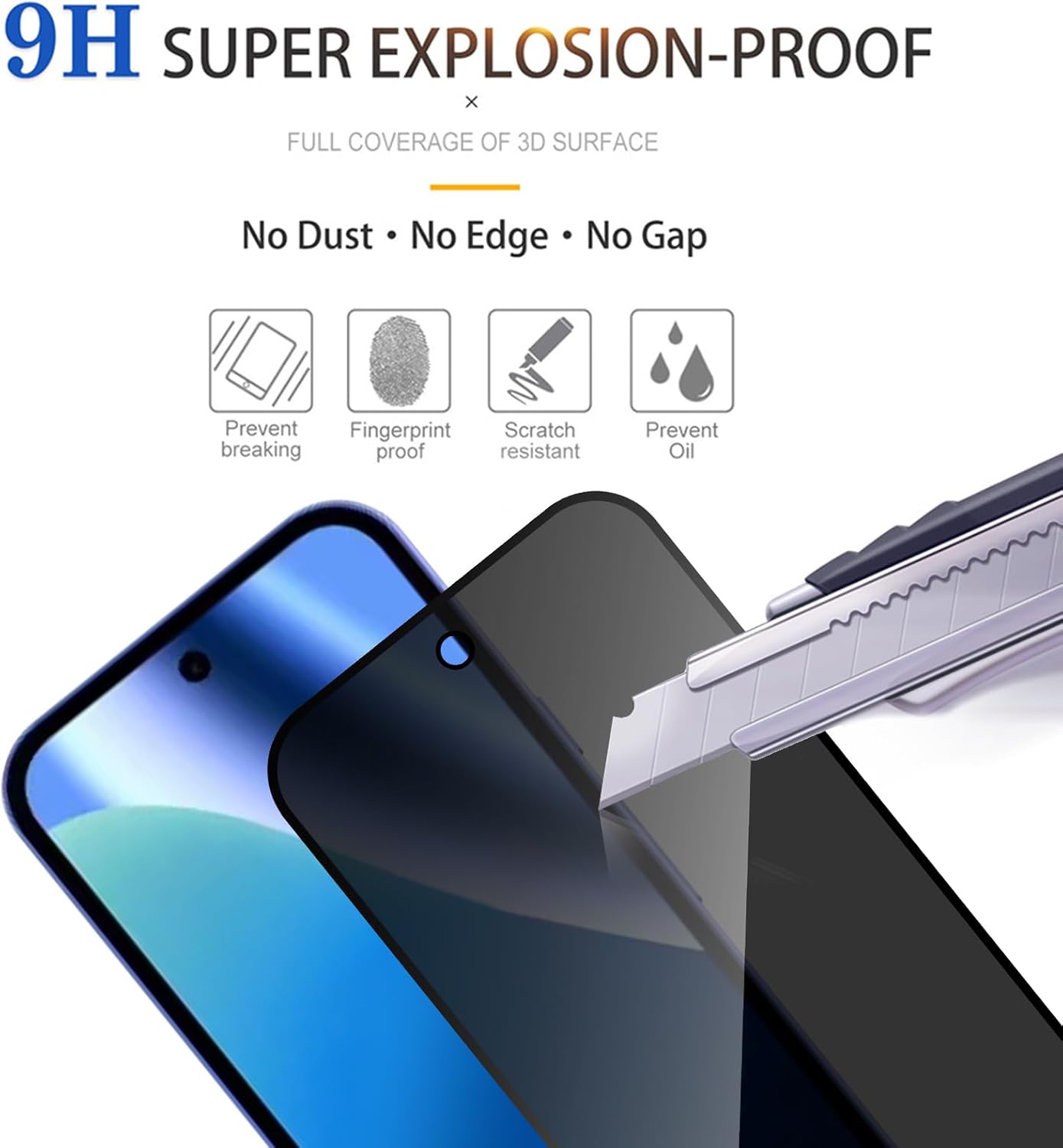[2 Pack][Fingerprint Unlock Su - огляд і ціна Privacy Filter 2Pack