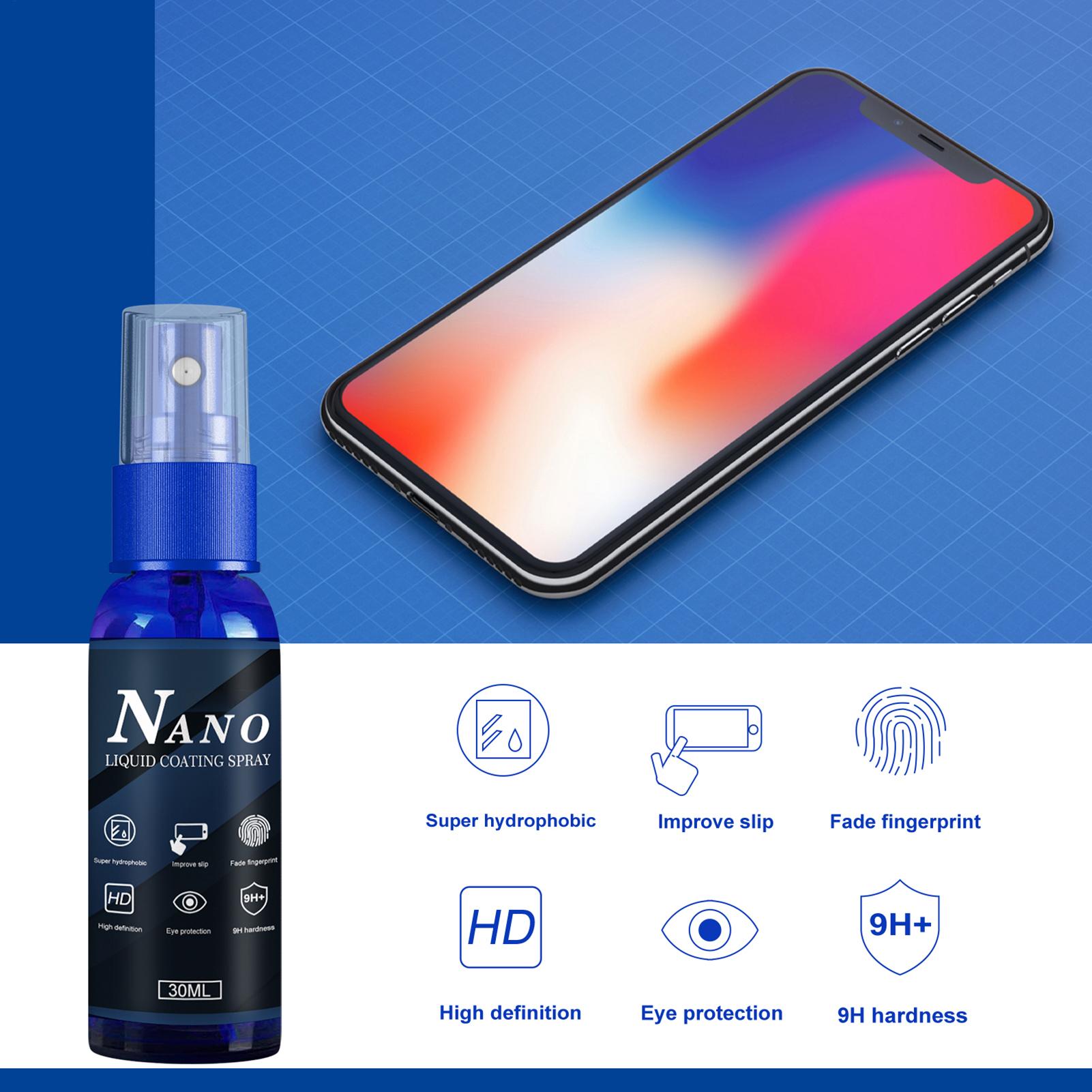 Screen Protector Spray Liquid  - огляд і ціна Oleophobic Coating Spray