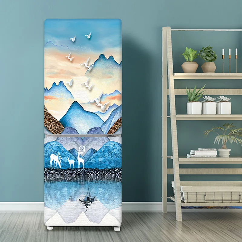 Seaside Beach Fridge Sticker F - огляд і ціна Full Cover Adhesive
