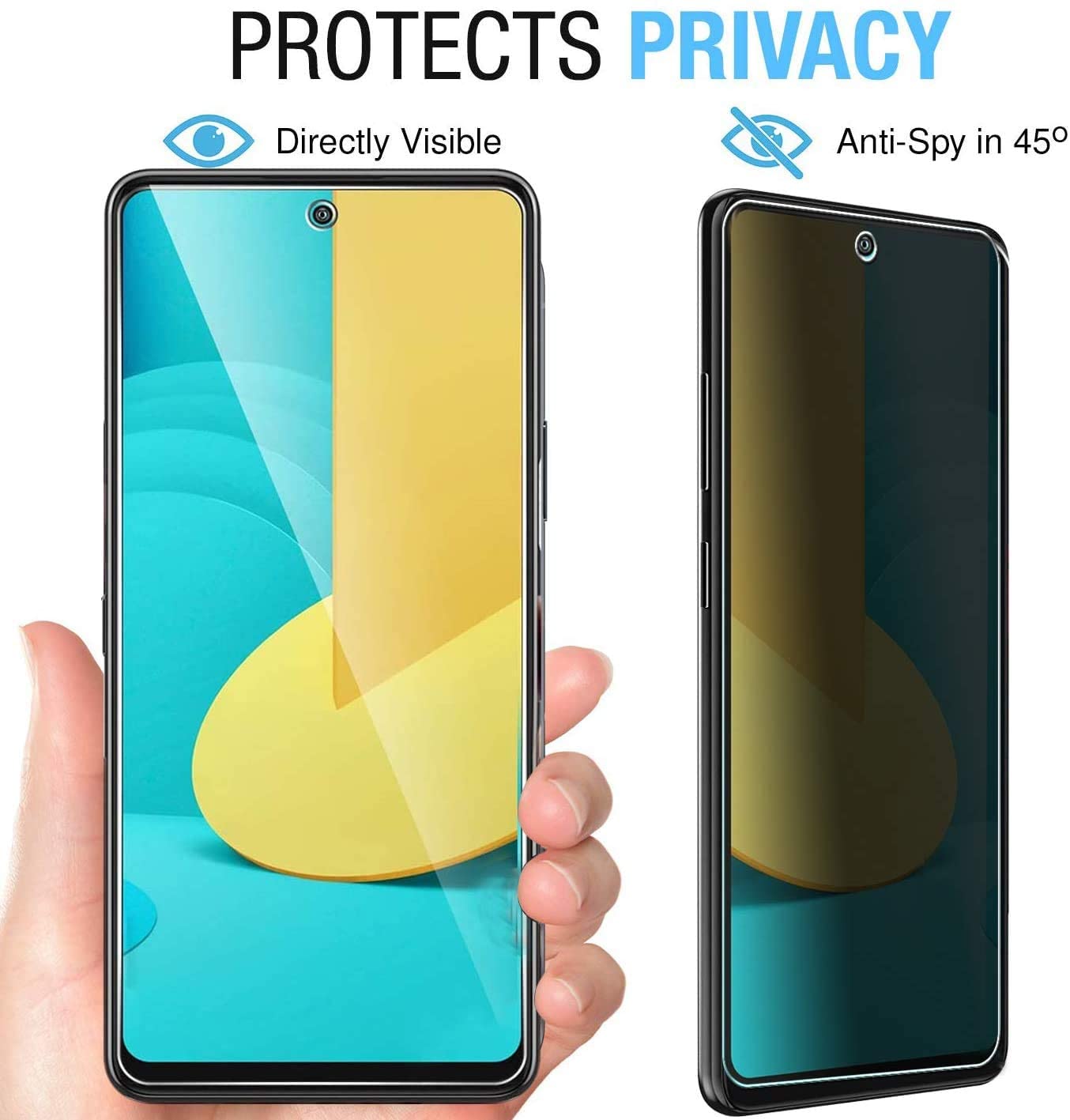 2 PACK Privacy Filter Tempered - огляд і ціна Privacy Filter 2Pack