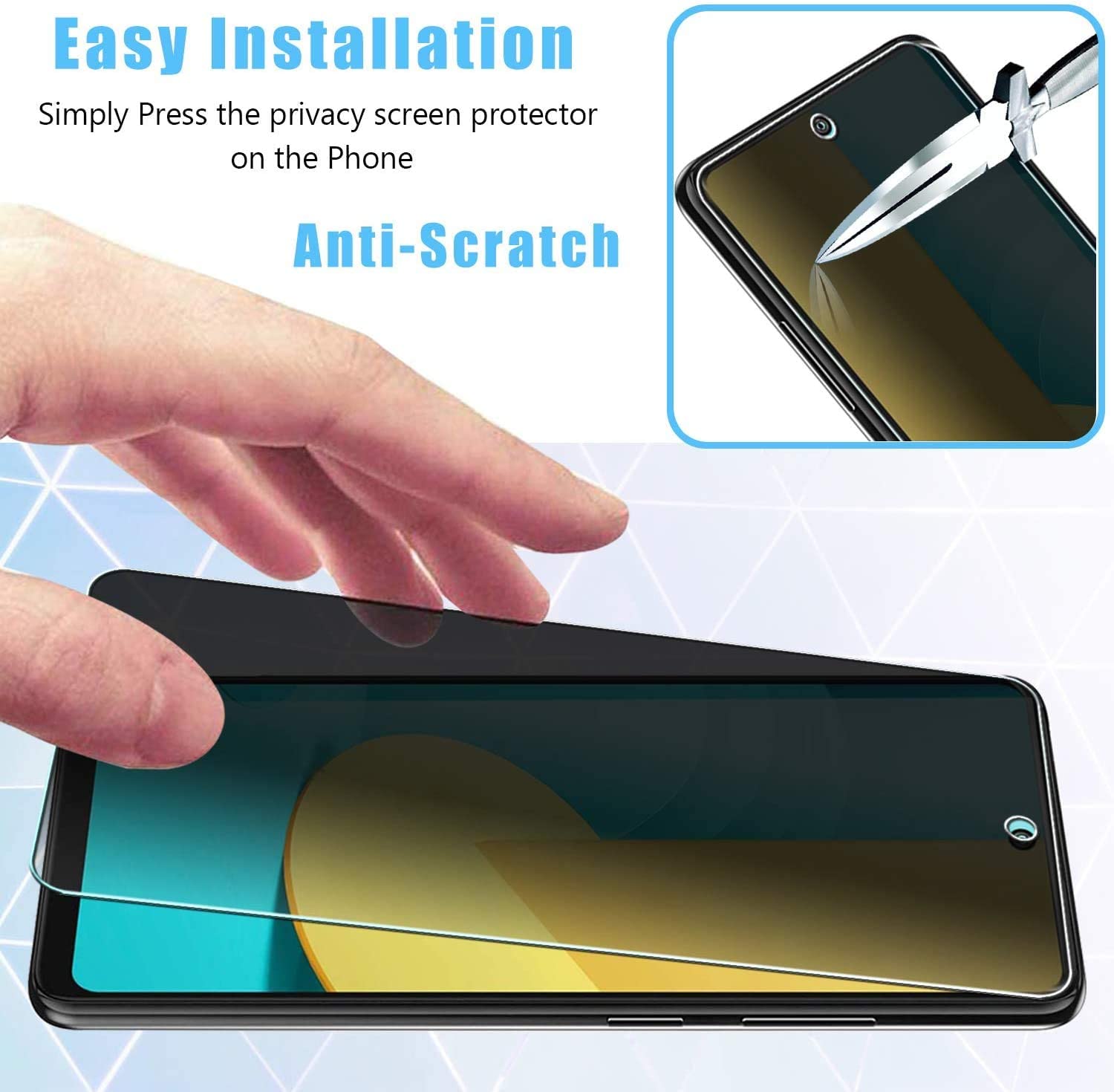 2 PACK Privacy Filter Tempered - огляд і ціна Privacy Filter 2Pack