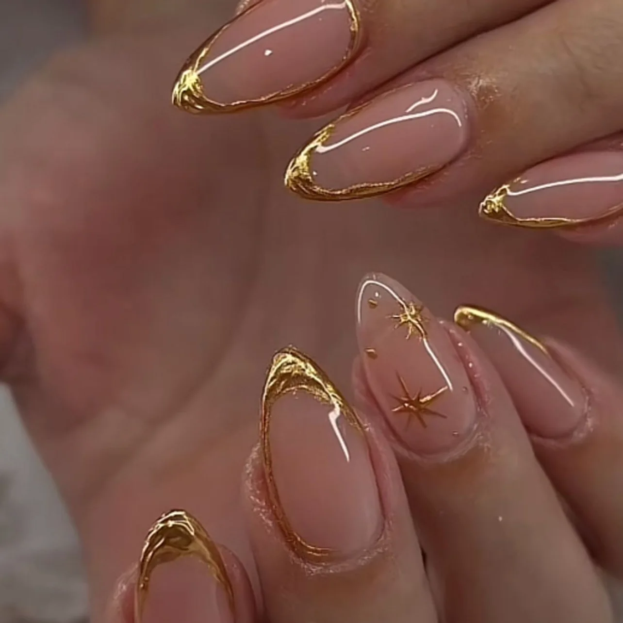 24Pcs Elegant Almond Press On  - огляд і ціна Full Cover Adhesive