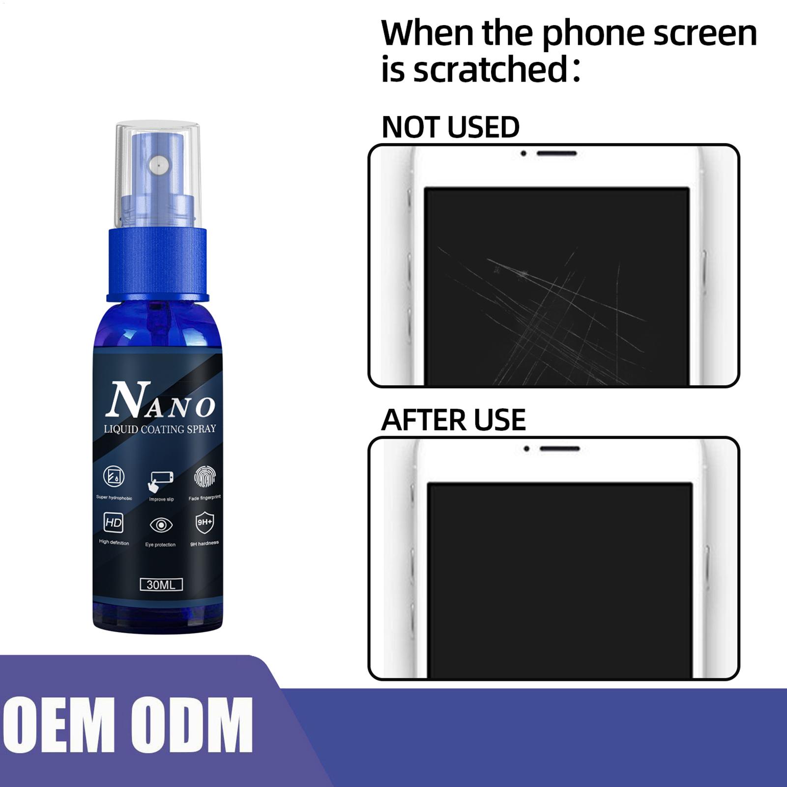 Liquid Screen Protector Spray  - огляд і ціна Oleophobic Coating Spray
