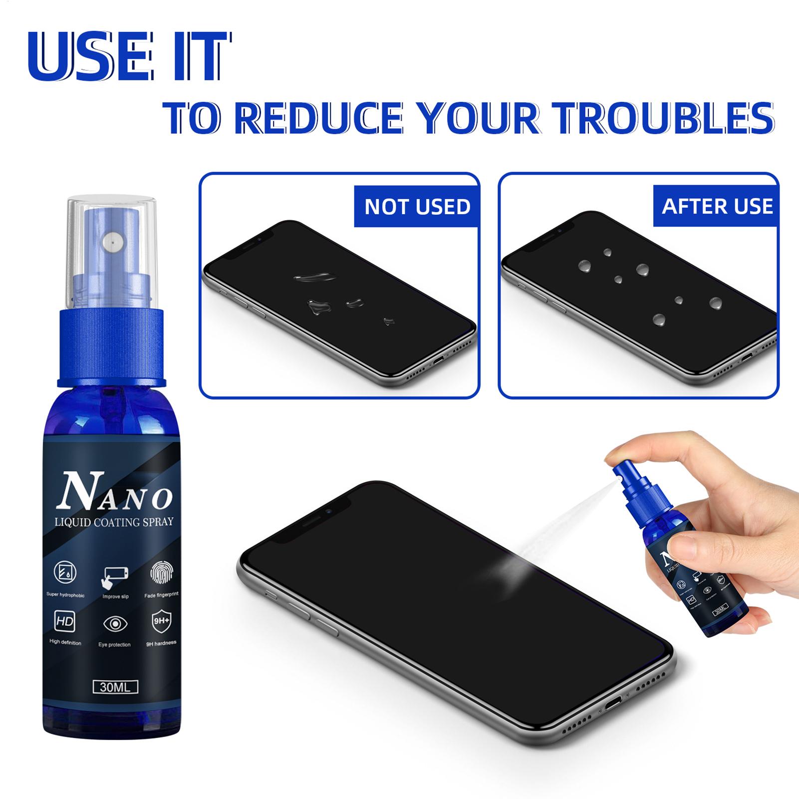 Liquid Screen Protector Spray  - огляд і ціна Oleophobic Coating Spray