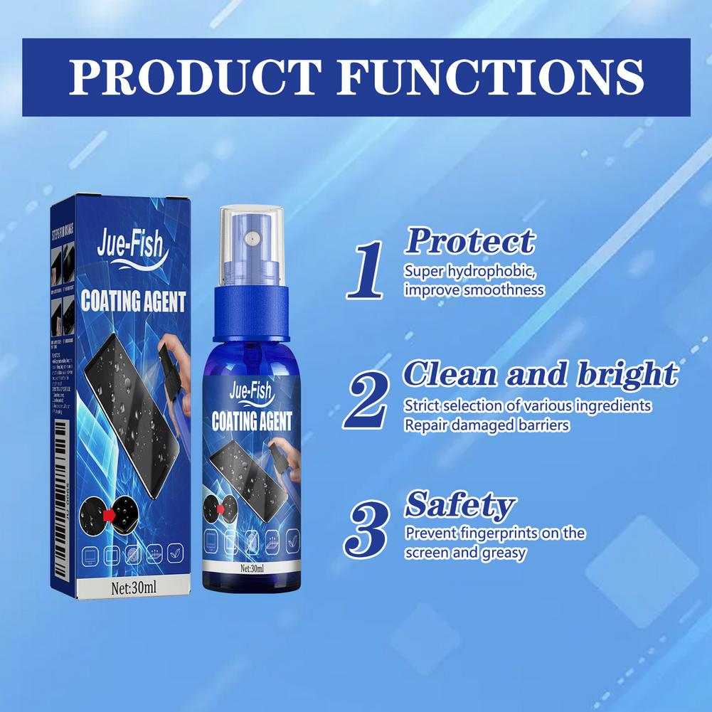 Liquid Screen Protector Spray  - огляд і ціна Oleophobic Coating Spray