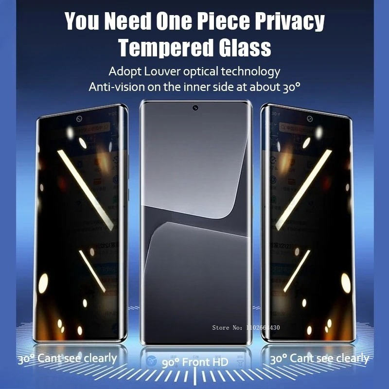 2PCS Privacy Anti Spy Peeping  - огляд і ціна Curved Edge Screen