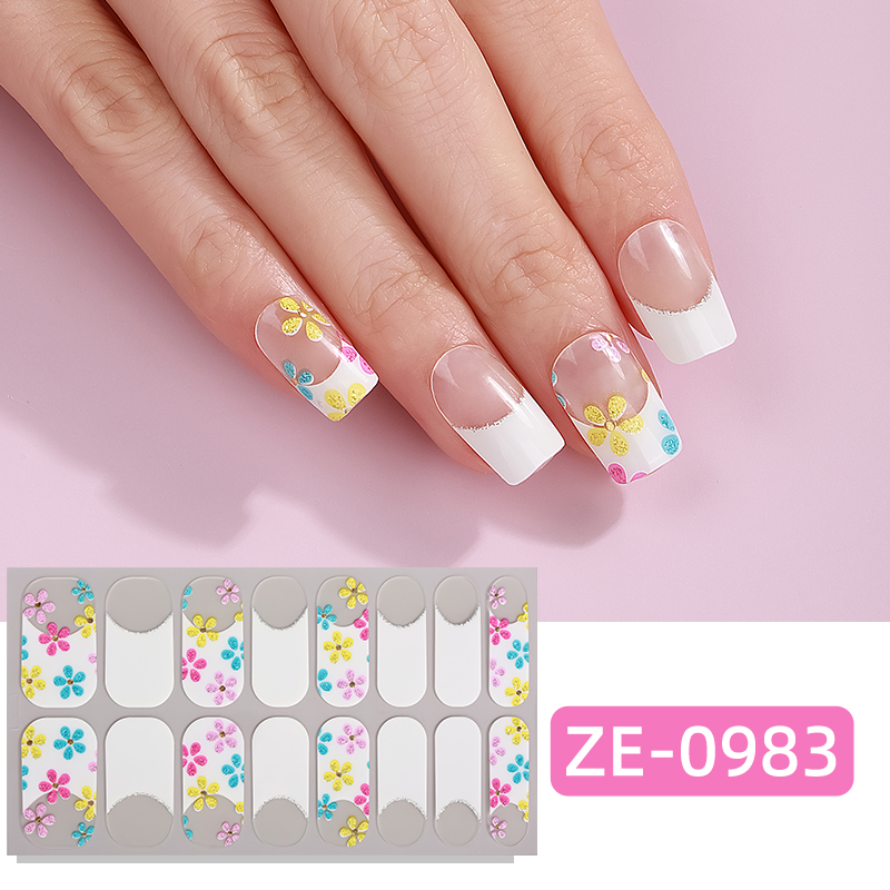 16Tips Gradient Marble Full Co - огляд і ціна Full Cover Adhesive