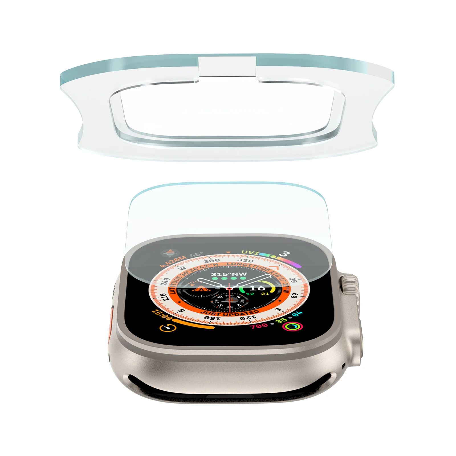 Tempered Glass for Apple Watch - огляд і ціна Screen Alignment Tool