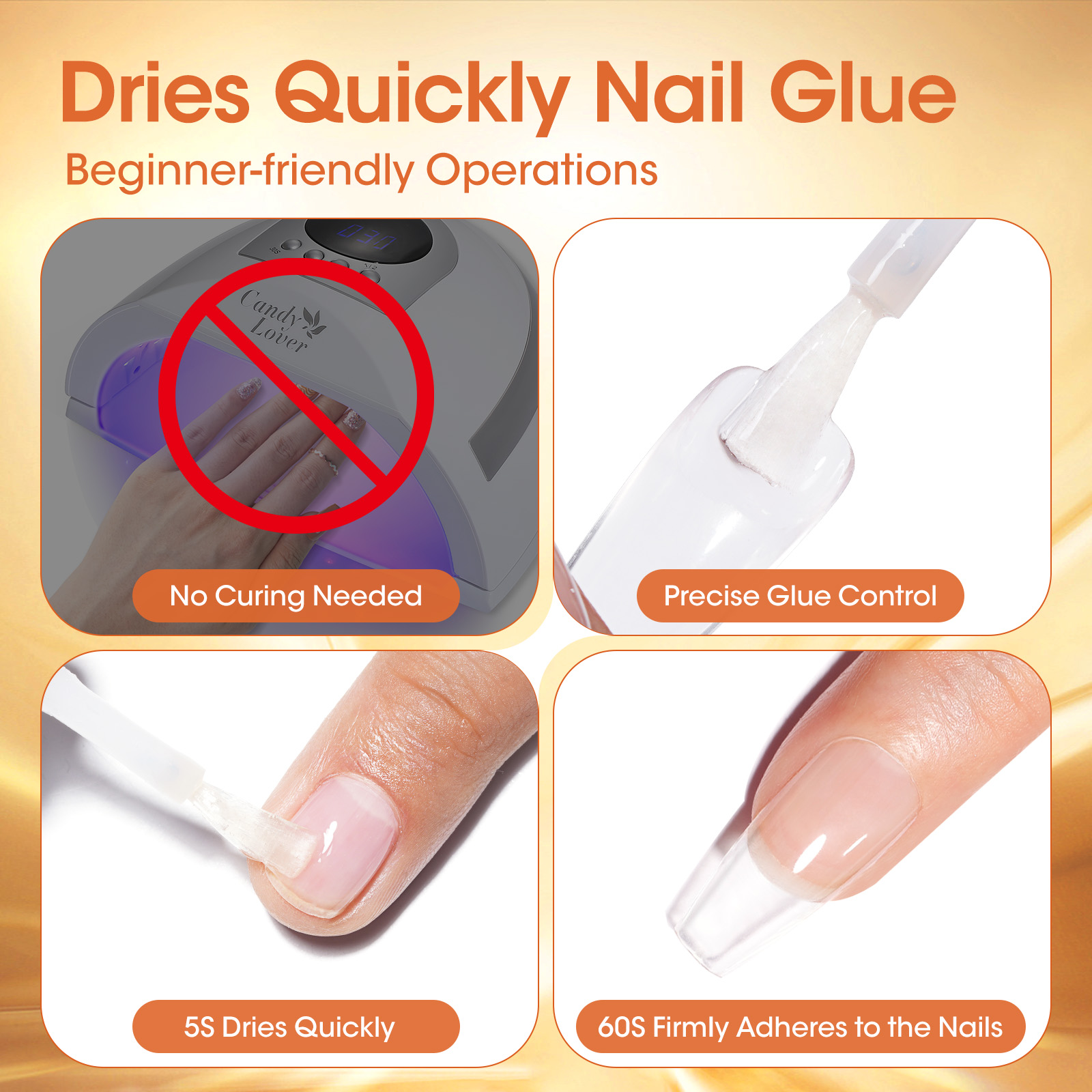 Super Strong Nail Glue Remover - огляд і ціна Liquid Uv Glue Kit