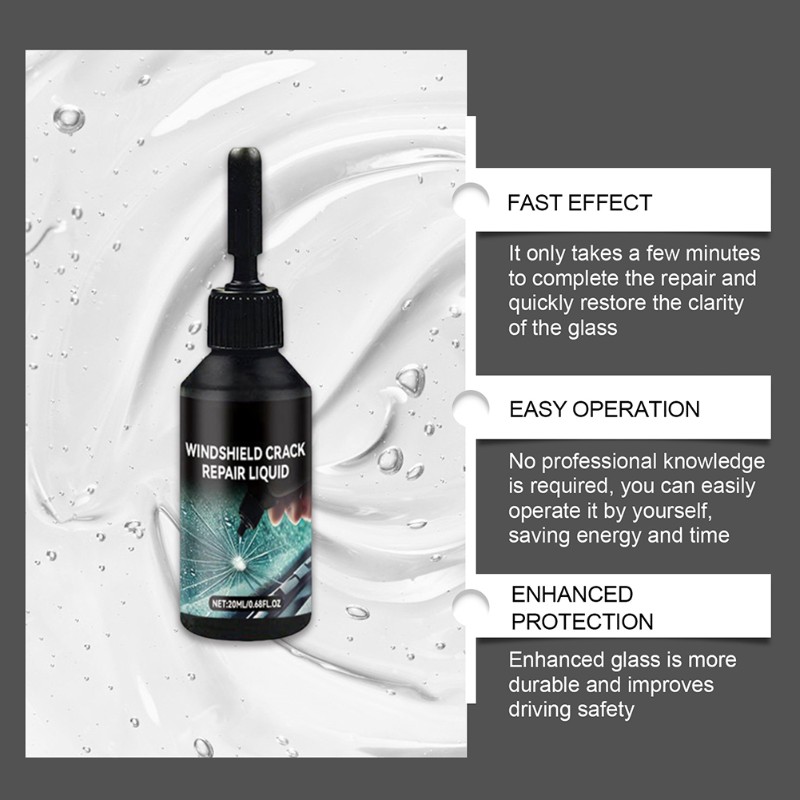 Windshield Repair Kit For Chip - огляд і ціна Liquid Uv Glue Kit
