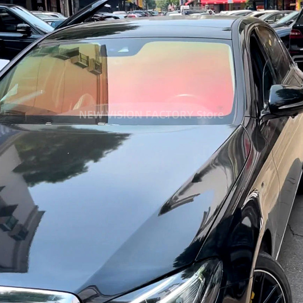 1mX3m 70%VLT Aurora Red Green  - огляд і ціна Glass Protector Auto